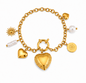 Gold Charm Bracelet